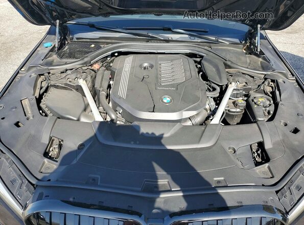WBA7T2C05MCE98648 2021 BMW 7 SERIES Black Widok wnętrza z tyłu