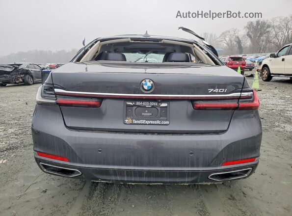 WBA7T2C07MCE44073 2021 BMW 7 SERIES Gray Rear view