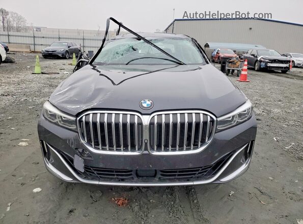 WBA7T2C07MCE44073 2021 BMW 7 SERIES Gray Front view