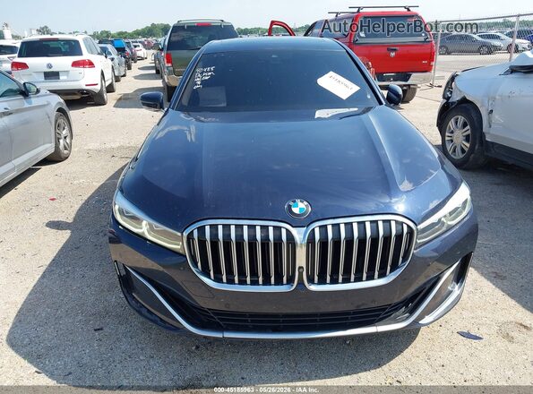 WBA7T2C08LCD68720 2020 BMW 7 SERIES Blue Widok zestawu wskaźników