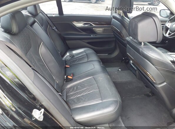 WBA7T2C09LCE09713 2020 BMW 7 SERIES Black Vista de la etiqueta del VIN