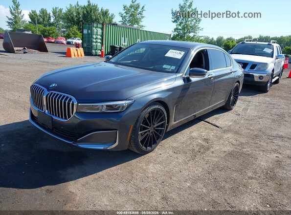 WBA7T4C06LCD59428 2020 BMW 7 SERIES Gray Vista tres cuartos delantera izquierda