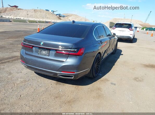 WBA7T4C06LCD59428 2020 BMW 7 SERIES Gray Trasero derecho