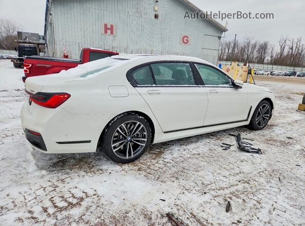 WBA7U2C08NCK33895 2022 BMW 7 SERIES White Trasero derecho