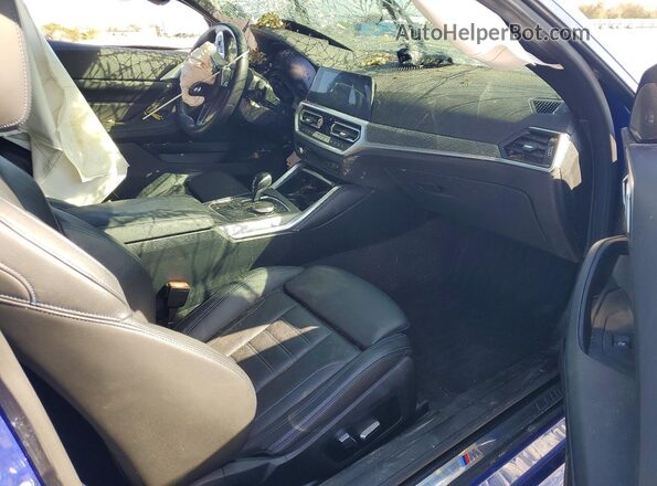 WBA83AP0XNCK23977 2022 BMW M4 Blue Vista del salpicadero