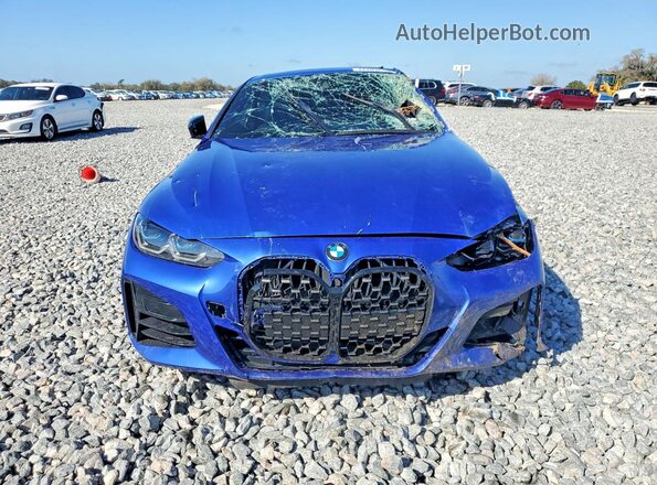 WBA83AP0XNCK23977 2022 BMW M4 Blue Vista frontal