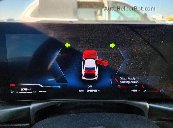 WBA83DA03SCT82734 2025 BMW M4 Белый Вид щитка приборов