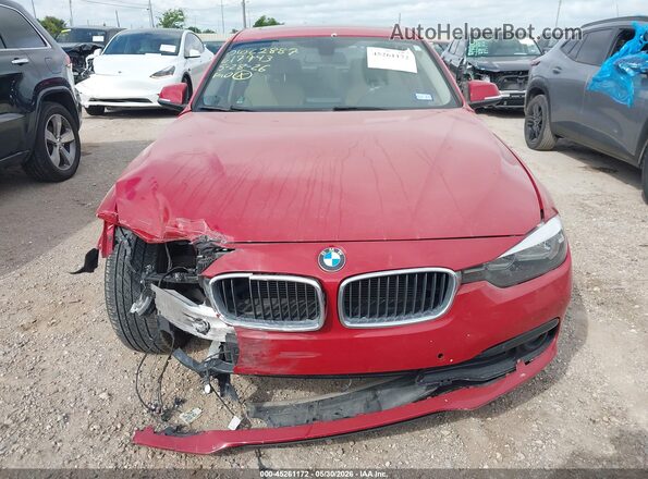 WBA8A9C57GK617743 2016 BMW 3 SERIES Red Instrument cluster view