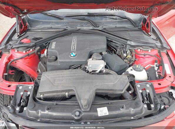WBA8A9C57GK617743 2016 BMW 3 SERIES Red Rear view
