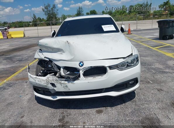 WBA8A9C58JAD27902 2018 BMW 3 SERIES Белый Вид щитка приборов