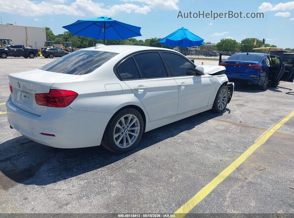 WBA8A9C58JAD27902 2018 BMW 3 SERIES Белый Задняя правая четверть