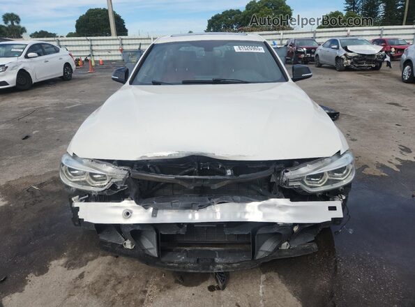 WBA8B3G50GNU34946 2016 BMW 3 SERIES Белый Вид спереди