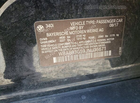 WBA8B3G59JNU36671 2018 BMW 7 SERIES Black 