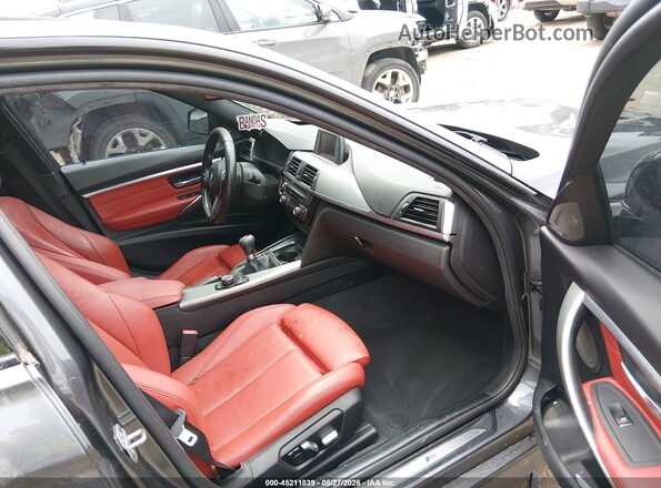 WBA8B7C54JA573005 2018 BMW 3 SERIES Серый Вид салона спереди