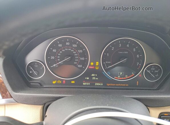 WBA8B9C53JEE82797 2018 BMW 3 SERIES White Вид щитка приладів