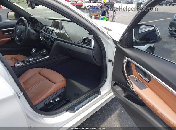 WBA8B9G37HNU53867 2017 BMW 3 SERIES White წინა სალონის ხედი