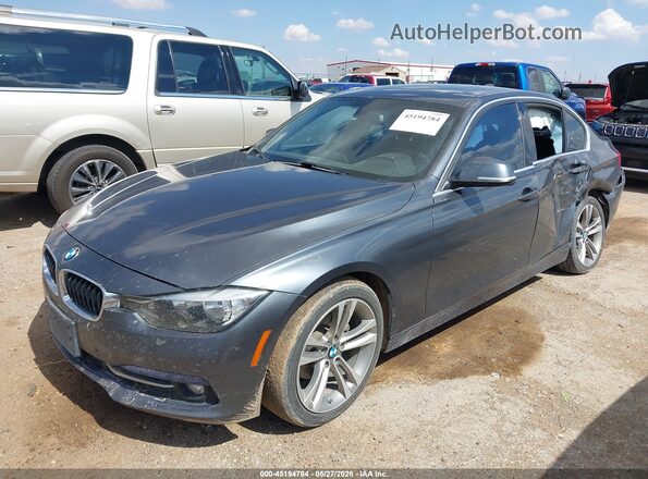 WBA8B9G52HNU50408 2017 BMW 3 SERIES Gray Przód lewy
