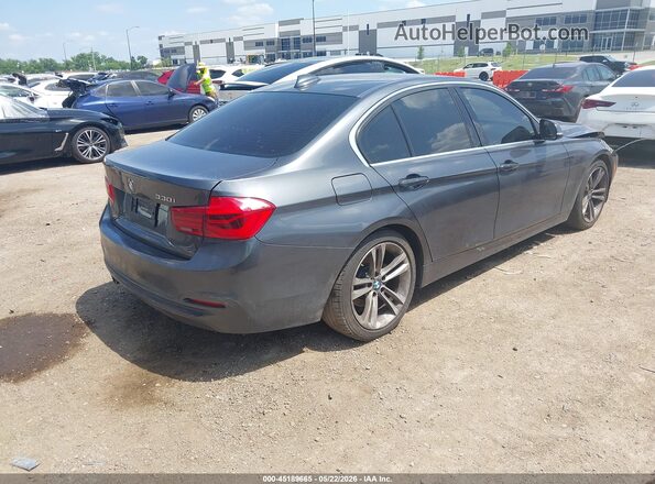 WBA8B9G55JNU96594 2018 BMW 7 SERIES Gray Trasero derecho
