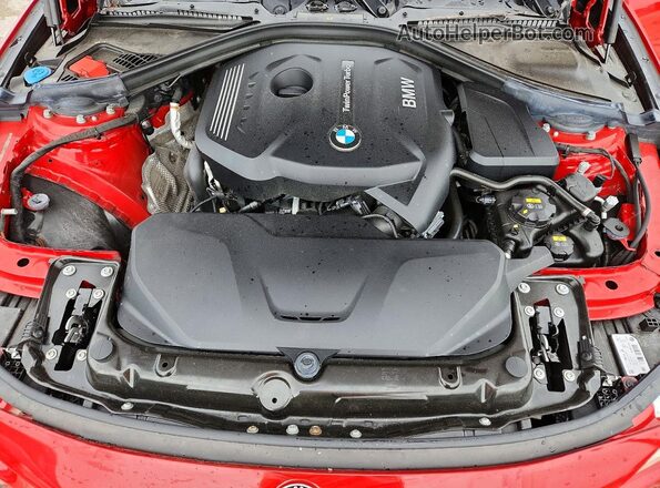 WBA8D9C53JA615850 2018 BMW 3 SERIES Красный Вид задней части салона
