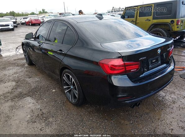 WBA8D9C57JEM32136 2018 BMW 3 SERIES Black Задня ліва чверть