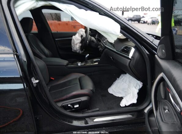 WBA8D9C57JEM32136 2018 BMW 3 SERIES Black Вид салону спереду