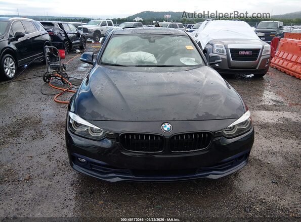 WBA8D9C57JEM32136 2018 BMW 3 SERIES Black Вид щитка приладів