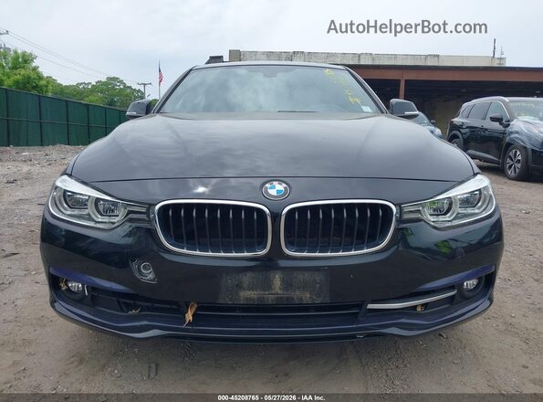 WBA8D9C57JEM33626 2018 BMW 3 SERIES Black Vista del cuadro de instrumentos
