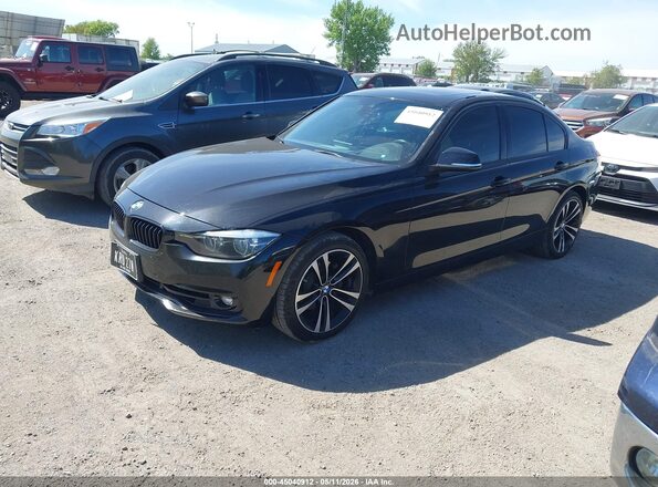 WBA8D9G58JNU68301 2018 BMW 3 SERIES Black Передня ліва чверть