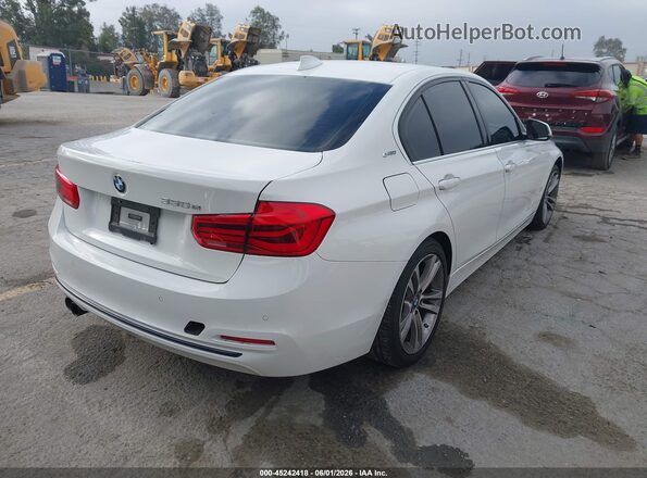 WBA8E1C3XHA159210 2017 BMW 3 SERIES Белый Задняя правая четверть