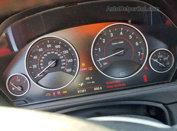 WBA8E1C55JA756689 2018 BMW 3 SERIES Black ხელსაწყოთა პანელის ხედი