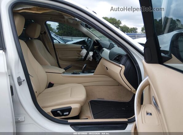 WBA8E1G59GNT36767 2016 BMW 3 SERIES Белый Вид салона спереди