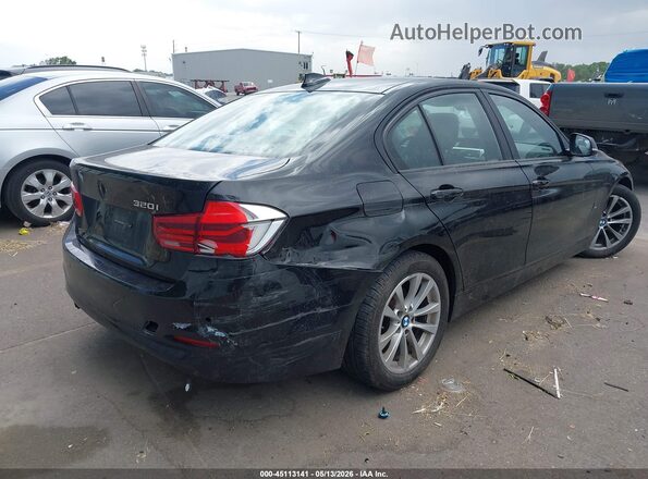 WBA8E1G5XHNU12935 2017 BMW 3 SERIES Черный Задняя правая четверть
