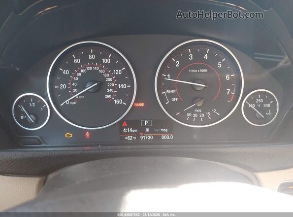 WBA8E3G52GNU03527 2016 BMW 3 SERIES Black Вид задніх сидінь