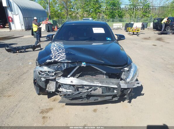 WBA8E3G52GNU03527 2016 BMW 3 SERIES Black Вид спереду