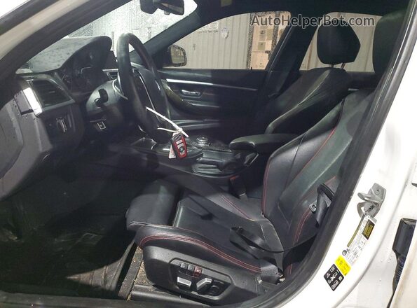 WBA8E3G53GNU01334 2016 BMW 3 SERIES White Widok wnętrza z przodu