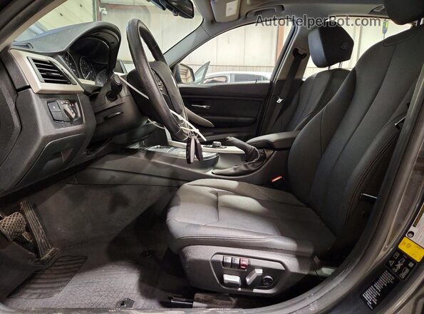 WBA8E5G33HNU44745 2017 BMW 3 SERIES Gray წინა სალონის ხედი