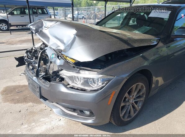 WBA8E5G54JNU47404 2018 BMW 3 SERIES Gray წინა ხედი