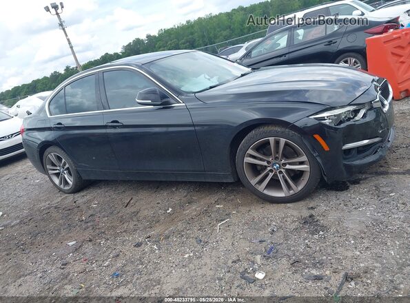 WBA8E9C57GK604026 2016 BMW 3 SERIES Black Widok wnętrza z tyłu