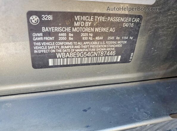 WBA8E9G54GNT87446 2016 BMW 7 SERIES Tan 