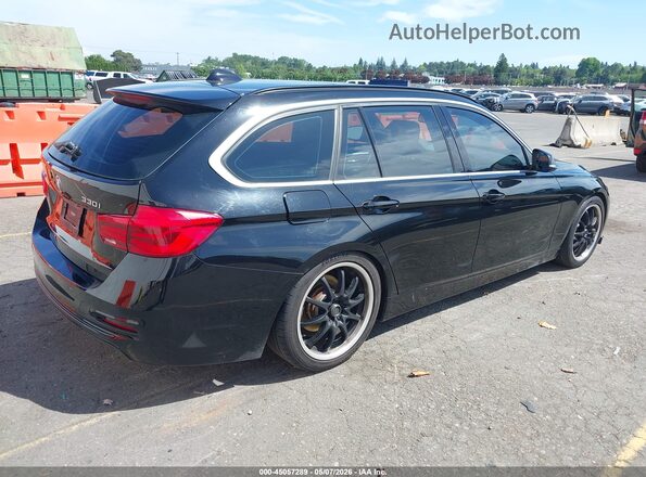 WBA8K3C52JA369487 2018 BMW 3 SERIES Черный Задняя правая четверть