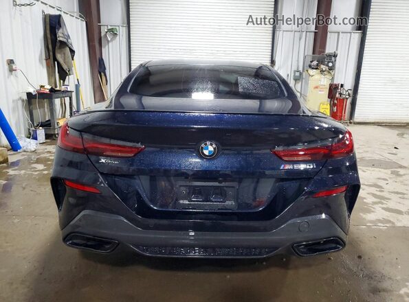 WBABC4C07SCT75188 2025 BMW M8 Blue Widok z tyłu