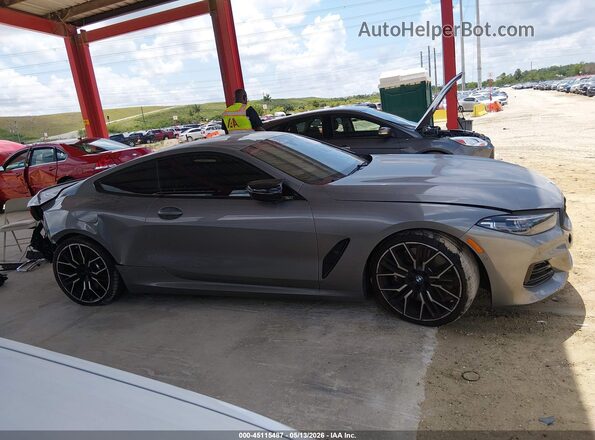 WBABC4C0XRCR25395 2024 BMW M8 Silver სალონის 360-გრადუსიანი ხედი