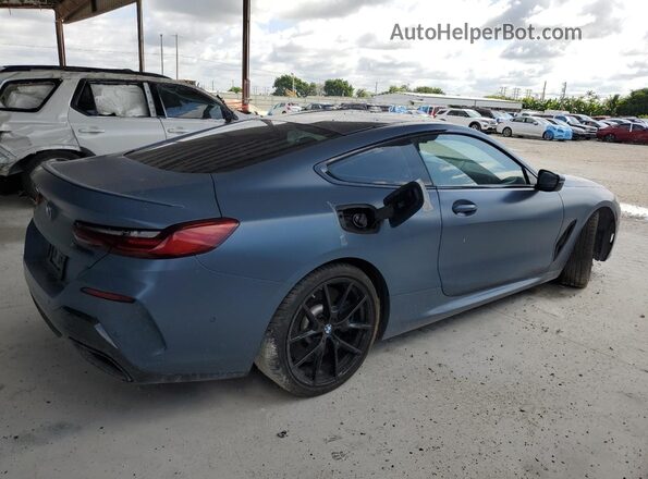 WBABC4C58KBU96930 2019 BMW M8 Серый Задняя правая четверть