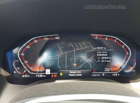WBADZ2C06PCK62058 2023 BMW 8 SERIES Black Սարքավորումների վահանակի տեսք