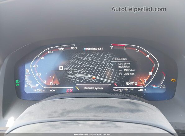 WBAFY4C00RCR44282 2024 BMW 7 SERIES White Vista de los asientos traseros