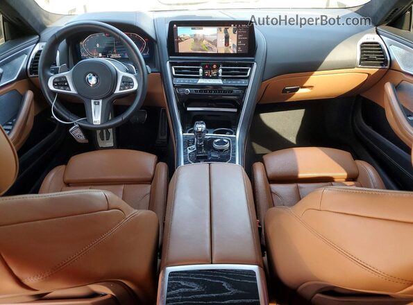 WBAGV2C03SCU18476 2025 BMW 8 SERIES Black Dashboard view