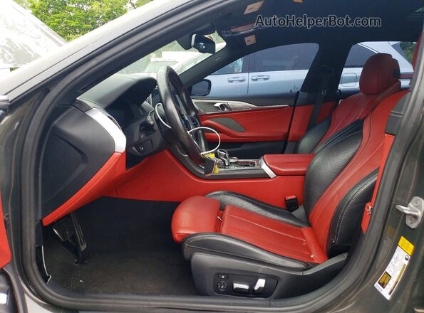 WBAGV4C02LCD69352 2020 BMW 8 SERIES Gray Front interior view