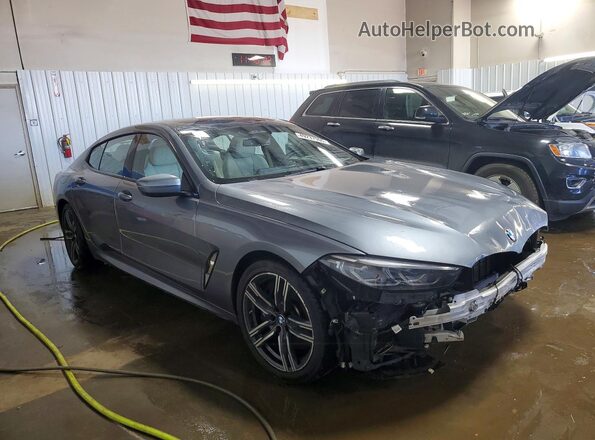 WBAGV4C05NCH51233 2022 BMW 8 SERIES Gray Delantero derecho
