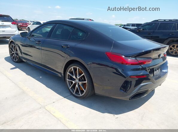 WBAGV8C01NCJ37008 2022 BMW M8 Dark Blue Задня ліва чверть