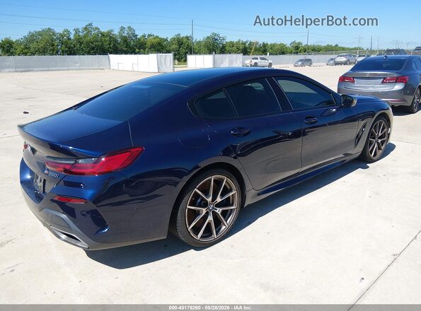 WBAGV8C03LCD76964 2020 BMW M8 Blue უკანა მარჯვენა